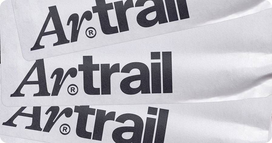 Identité visuelle — stickers de marque Ar-trail