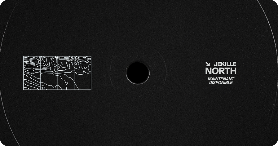 Identité visuelle — Jekille North, design vinyle