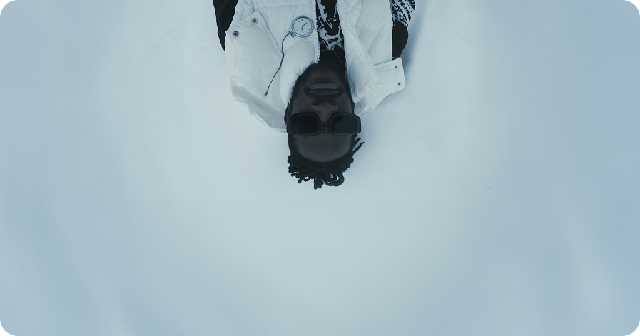 Image et contenu — portrait éditorial dans la neige