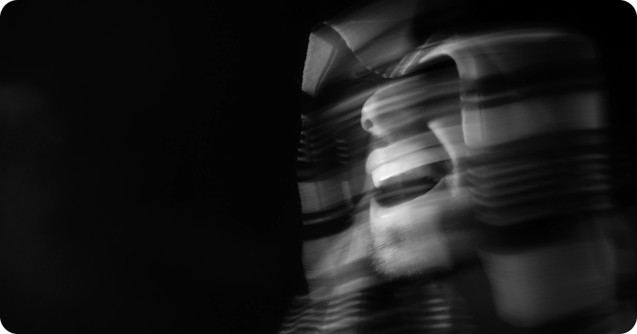 Image et contenu — portrait en flou de mouvement